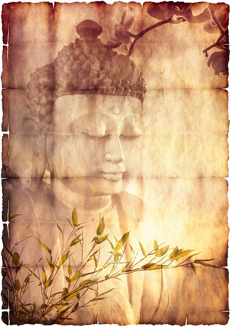 Free download Parchment Paper Buddha -  free illustration to be edited with GIMP free online image editor