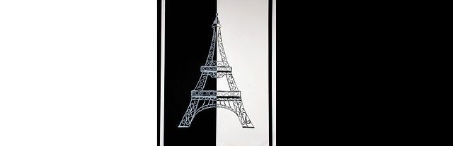Free graphic Paris Art High Contrast Eiffel -  to be edited by GIMP free image editor by OffiDocs