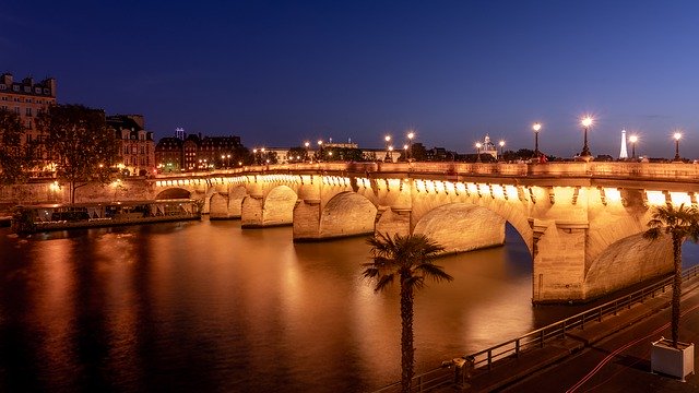 Free download Paris Bridge New -  free photo or picture to be edited with GIMP online image editor