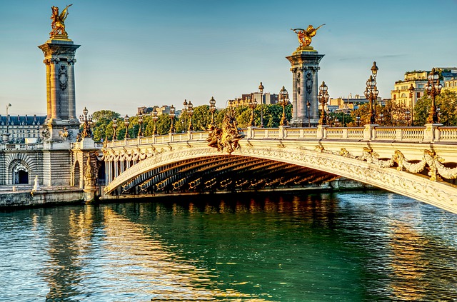Free download paris bridge pont alexandre iii free picture to be edited with GIMP free online image editor