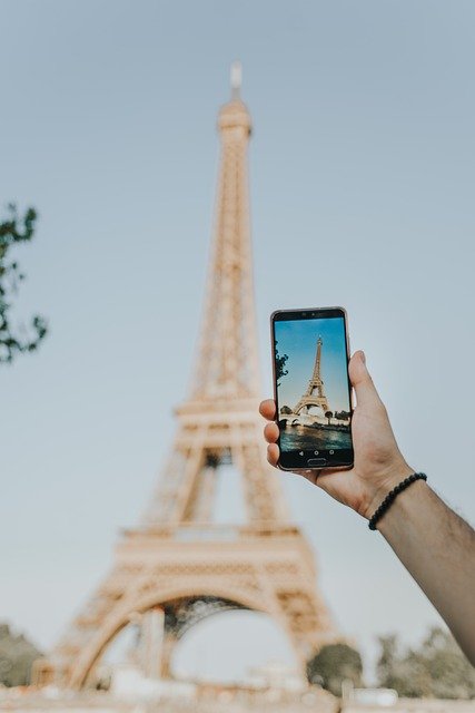 Descarga gratis la imagen gratuita de la torre eiffel de parís huawei p30 para editar con el editor de imágenes en línea gratuito GIMP