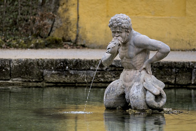 Free download park pond statue fountain free picture to be edited with GIMP free online image editor
