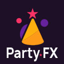 Party.FX  screen for extension Chrome web store in OffiDocs Chromium
