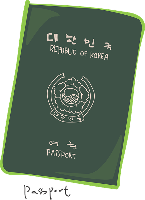 Free download Passport Korea - Free vector graphic on Pixabay free illustration to be edited with GIMP free online image editor
