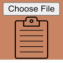 Paste to Choose File  screen for extension Chrome web store in OffiDocs Chromium