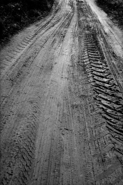 Free download Path Footprints Tractor -  free photo or picture to be edited with GIMP online image editor