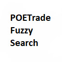 Path of Exile Trade Fuzzy Search  screen for extension Chrome web store in OffiDocs Chromium