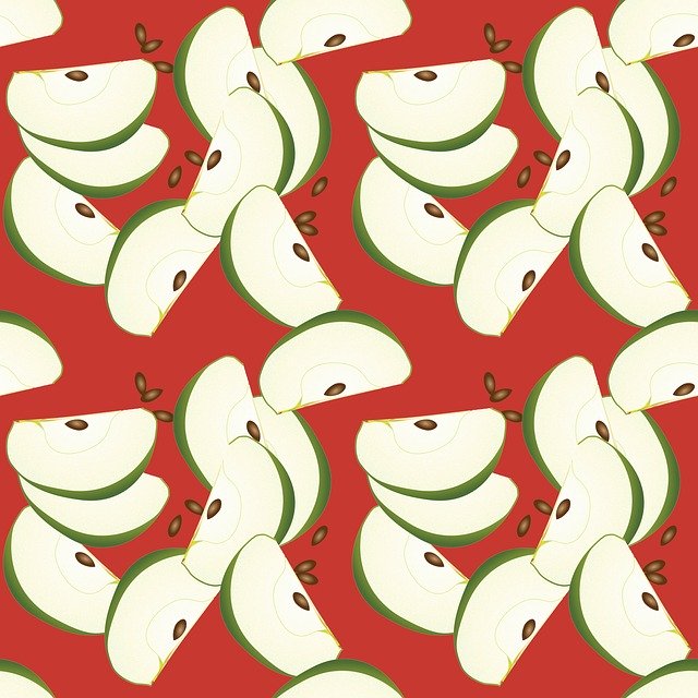 Free download Pattern Apple Cores -  free illustration to be edited with GIMP free online image editor
