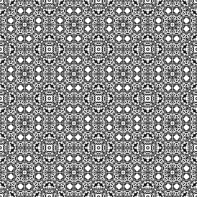 Free download Pattern Black White -  free illustration to be edited with GIMP free online image editor