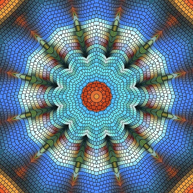 Free download Pattern Blue Brown -  free illustration to be edited with GIMP free online image editor
