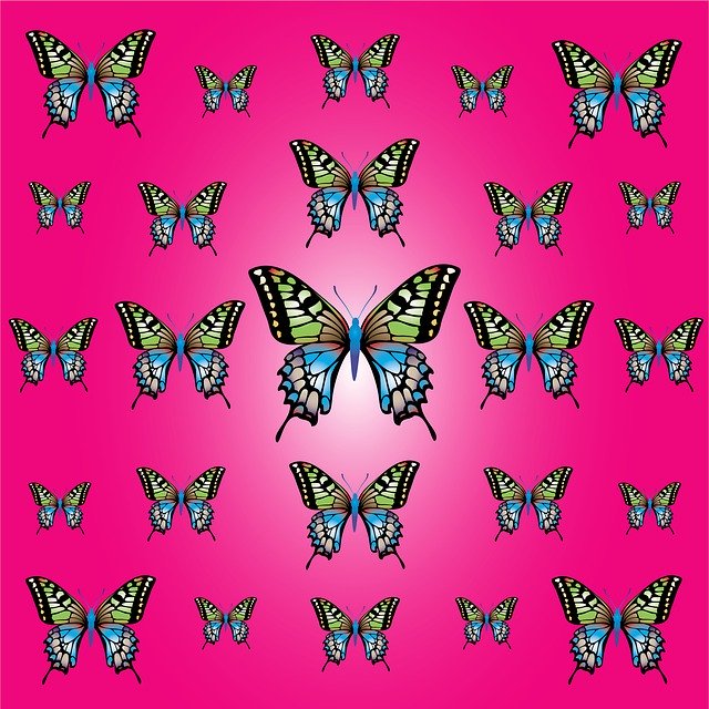 Free download Pattern Butterflies Texture -  free illustration to be edited with GIMP free online image editor