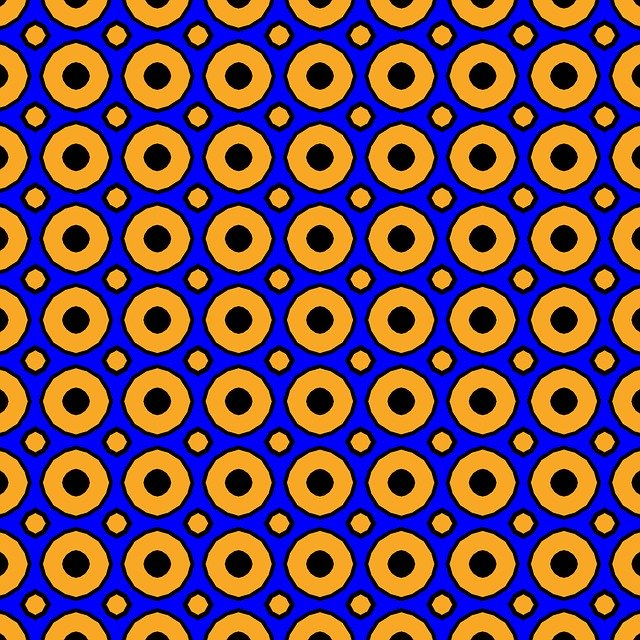 Free download Pattern Circle Seamless -  free illustration to be edited with GIMP free online image editor