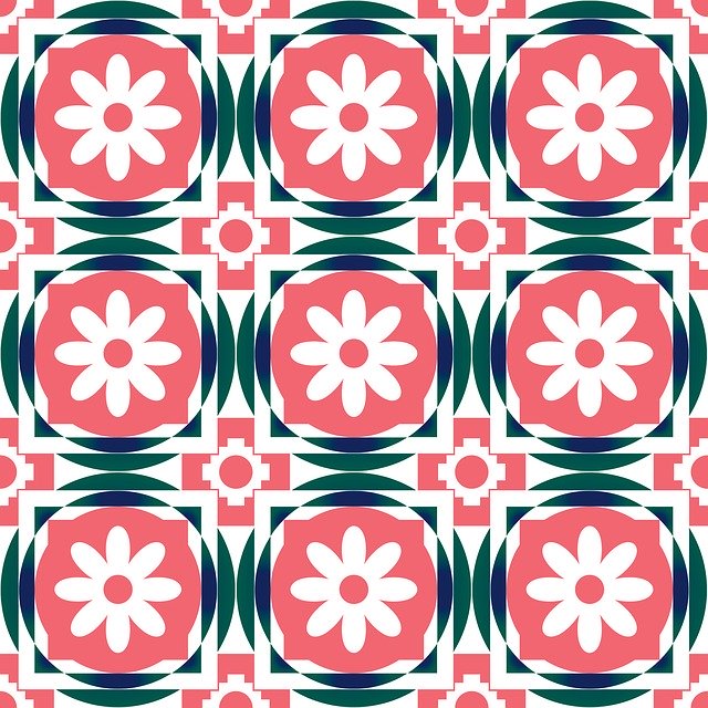 Free download Pattern Geometric Flower -  free illustration to be edited with GIMP free online image editor