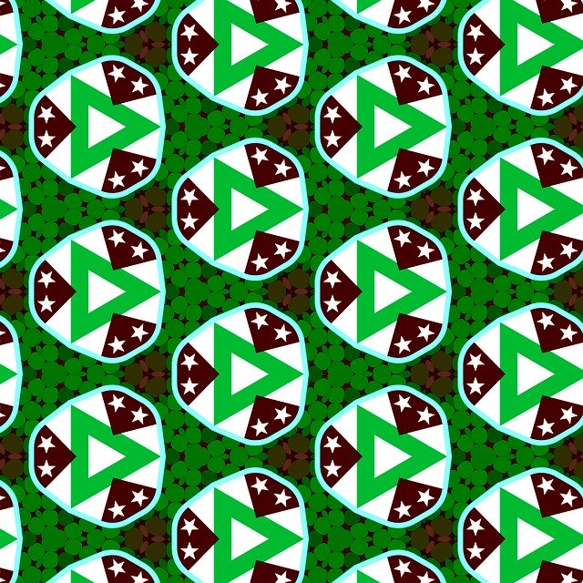 Free download Pattern Green Stars -  free illustration to be edited with GIMP free online image editor