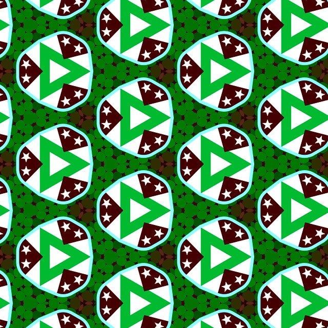 Free download Pattern Green Stars -  free illustration to be edited with GIMP free online image editor
