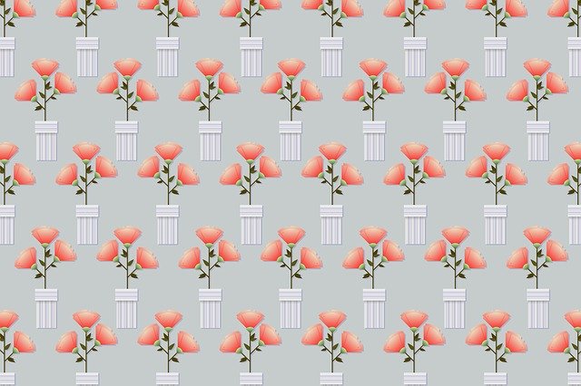 Free download Pattern Non-Seamless Floral -  free illustration to be edited with GIMP free online image editor