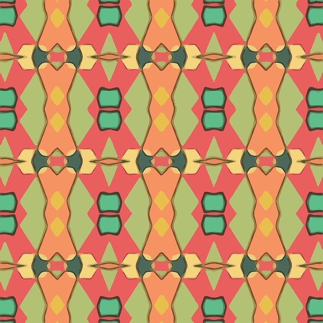 Free download Pattern Orange Green -  free illustration to be edited with GIMP free online image editor