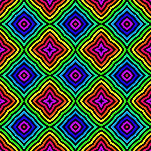Free download Pattern Rainbow Colors -  free illustration to be edited with GIMP free online image editor