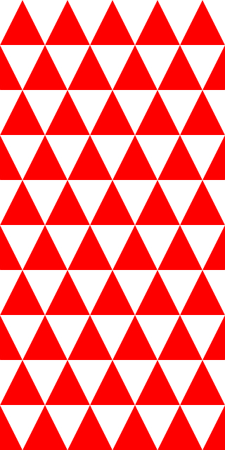 Free download Pattern Red Triangles - Free vector graphic on Pixabay free illustration to be edited with GIMP free online image editor