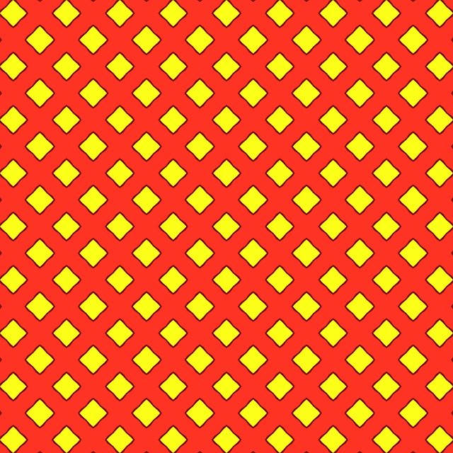 Free download Pattern Yellow Red -  free illustration to be edited with GIMP free online image editor
