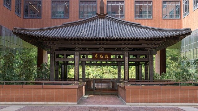 Muat turun percuma Pavilion Building Chinese - foto atau gambar percuma untuk diedit dengan editor imej dalam talian GIMP