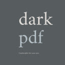 PDF Dark Mode  screen for extension Chrome web store in OffiDocs Chromium