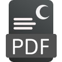 PDF Dark Theme  screen for extension Chrome web store in OffiDocs Chromium