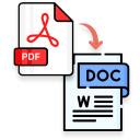 PDF to Word  screen for extension Chrome web store in OffiDocs Chromium