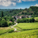 Peaceful green village  screen for extension Chrome web store in OffiDocs Chromium