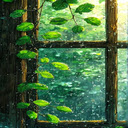 Peaceful window wallpape  screen for extension Chrome web store in OffiDocs Chromium