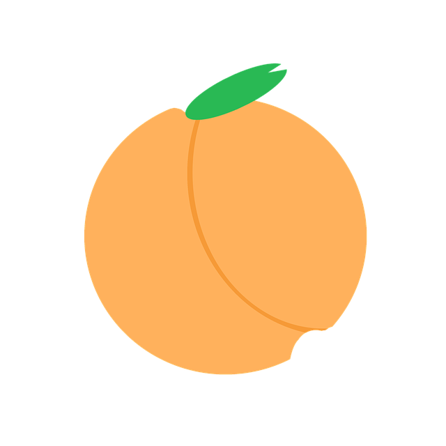 Muat turun percuma ilustrasi percuma Makanan Buah Peach untuk diedit dengan editor imej dalam talian GIMP