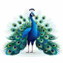 peacock wallpaper  screen for extension Chrome web store in OffiDocs Chromium