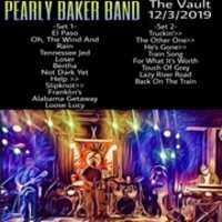 Free download Pearly Baker Band - The Vault - 12-3-2019 free photo or picture to be edited with GIMP online image editor