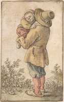 Free download Peasant with Child free photo or picture to be edited with GIMP online image editor