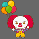 Pennywise with Balloon | It (2017 film)  screen for extension Chrome web store in OffiDocs Chromium