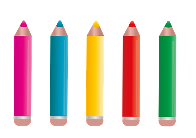 Free download Pens Colored Pencils Paint -  free illustration to be edited with GIMP free online image editor
