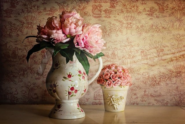 Free download peonies flowers vase window light free picture to be edited with GIMP free online image editor