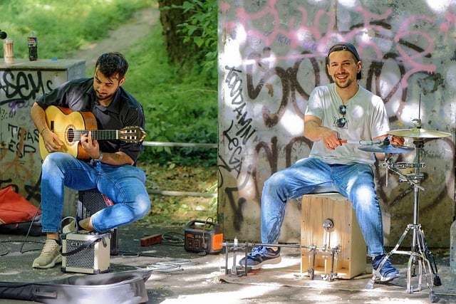 Free download people casual singers busker band free picture to be edited with GIMP free online image editor