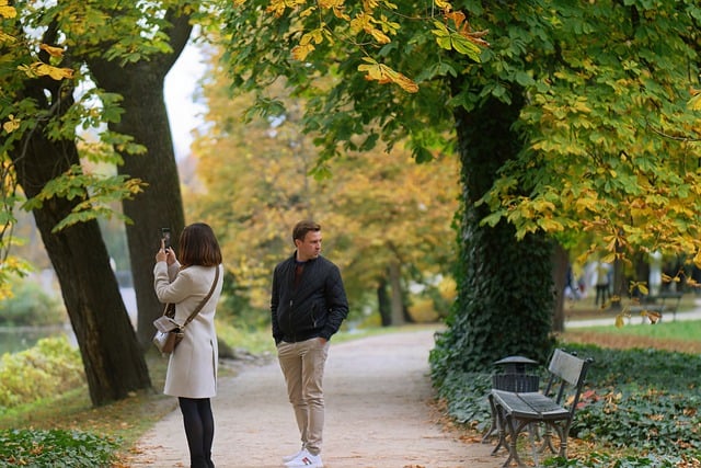 Free download people couple park man woman free picture to be edited with GIMP free online image editor