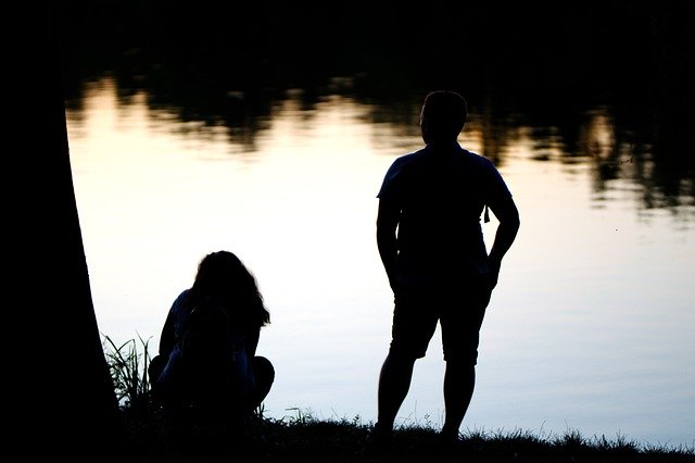 Бесплатно скачайте People Pair Силуэты - бесплатную фотографию или картинку для редактирования с помощью онлайн-редактора GIMP