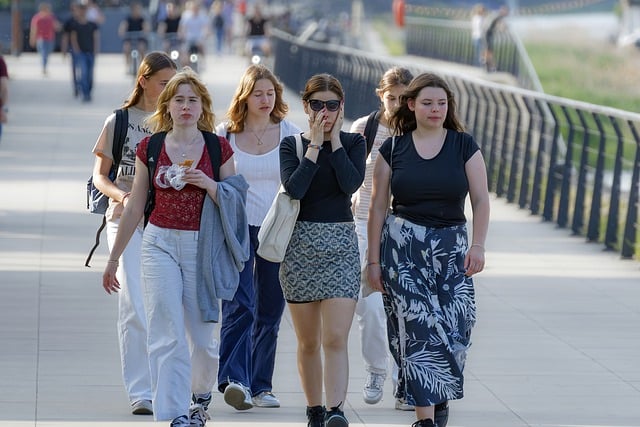 Free download people girls group casual walking free picture to be edited with GIMP free online image editor