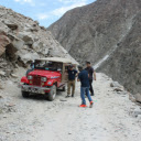 People Talking Outside a Jeep in Gilgit Baltistan, Pakistan  screen for extension Chrome web store in OffiDocs Chromium
