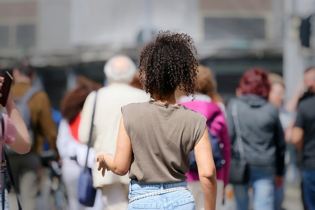 Free download people walking street urban woman free picture to be edited with GIMP free online image editor