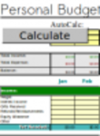 Free download Personal Budget Spreadsheet Microsoft Word, Excel or Powerpoint template free to be edited with LibreOffice online or OpenOffice Desktop online