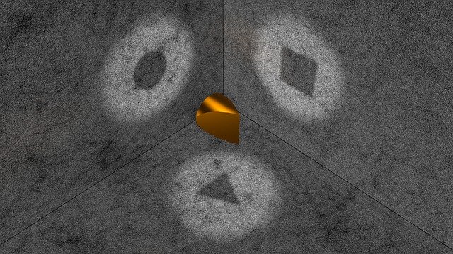 Free download Perspective 3D Triangle -  free illustration to be edited with GIMP free online image editor