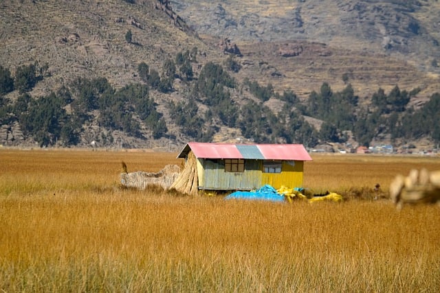 Free download peru titicaca lake house alone free picture to be edited with GIMP free online image editor