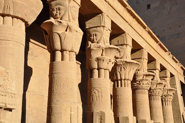 Gratis download Philae Temple Egypt - gratis foto of afbeelding om te bewerken met GIMP online afbeeldingseditor