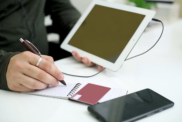 Free download phone mockup tablet notebooks pen free picture to be edited with GIMP free online image editor