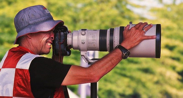 Free download photographer lens camera photo free picture to be edited with GIMP free online image editor