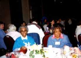 Free download Photograph, SE Atlantic Conference, June 1998, Esther Witherspoon and Mary Frances Griffin free photo or picture to be edited with GIMP online image editor